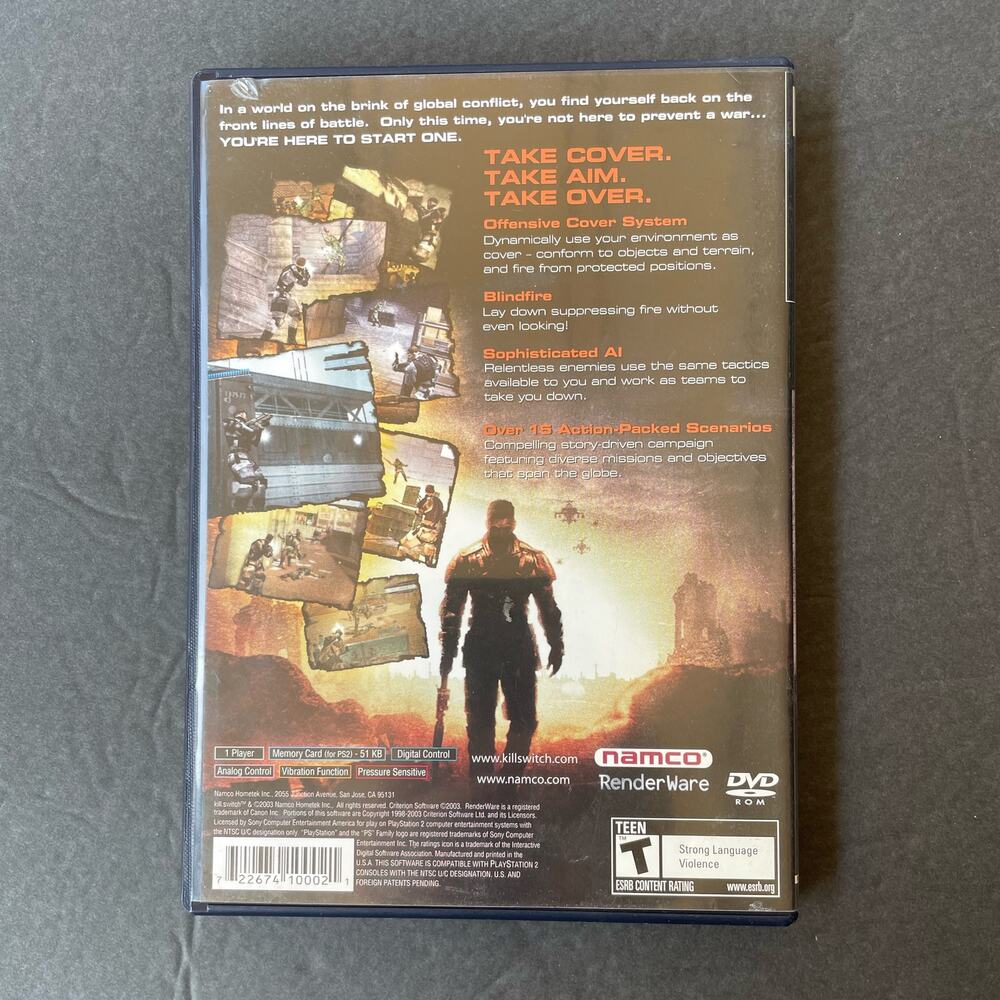 Kill Switch PS2 Complete Works - Picture 2 of 4